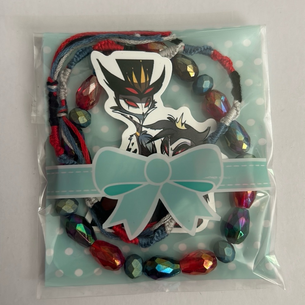 Helluva Boss Inspired Bracelet pack-Stolas and Via